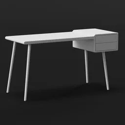 Ferli White Desk