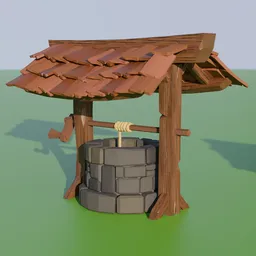Stylized Water Well