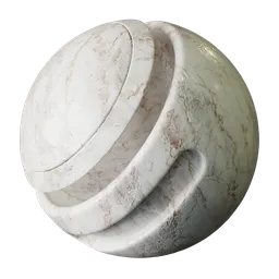 Blush Opal Gold Marble