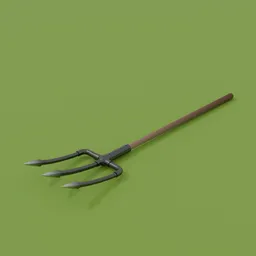 Low Poly Pitchfork