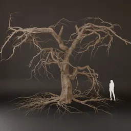 SJ-Creepy Twisted Tree Base