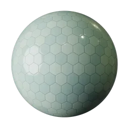 Green Hexagonal Tiles
