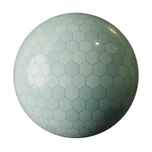 Green Hexagonal Tiles