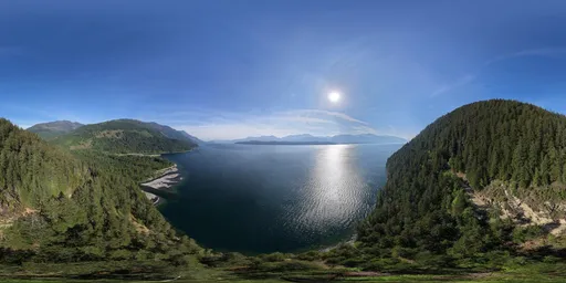 Sunny Lake Landscape Mountain