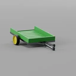 Small Garden Lawnmower Trailer