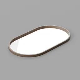Oval mirror