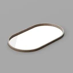Oval mirror
