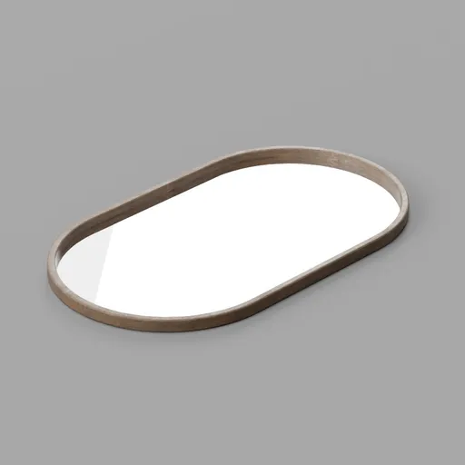 Oval mirror