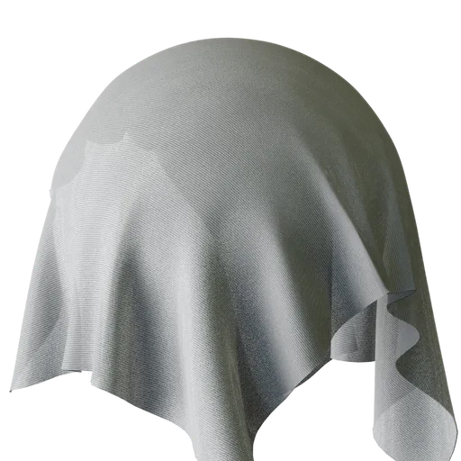 Sheer draping fabric