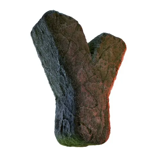 Y Letter of Alphabet Stone Carved