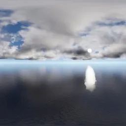 Ocean Cloudy Sky