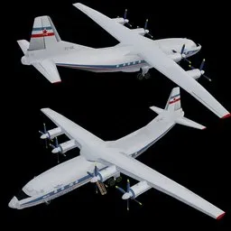 Antonov An-12 Soviet Transport Plane