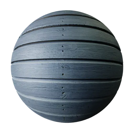 2K PBR weatherboard clapboard wood texture for Blender, detailed wood plank siding material with realistic displacement effect.
