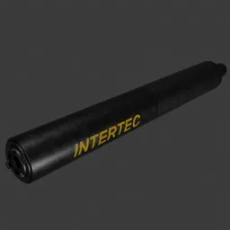 Weapon silencer labeled