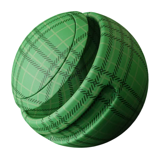 Green fabric