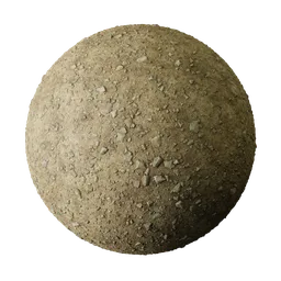 Ground with small rocks