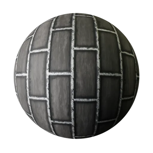 Riveted Metal Plating Texture