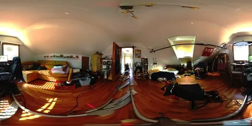 Afternoon Sun in teenager room/filmset