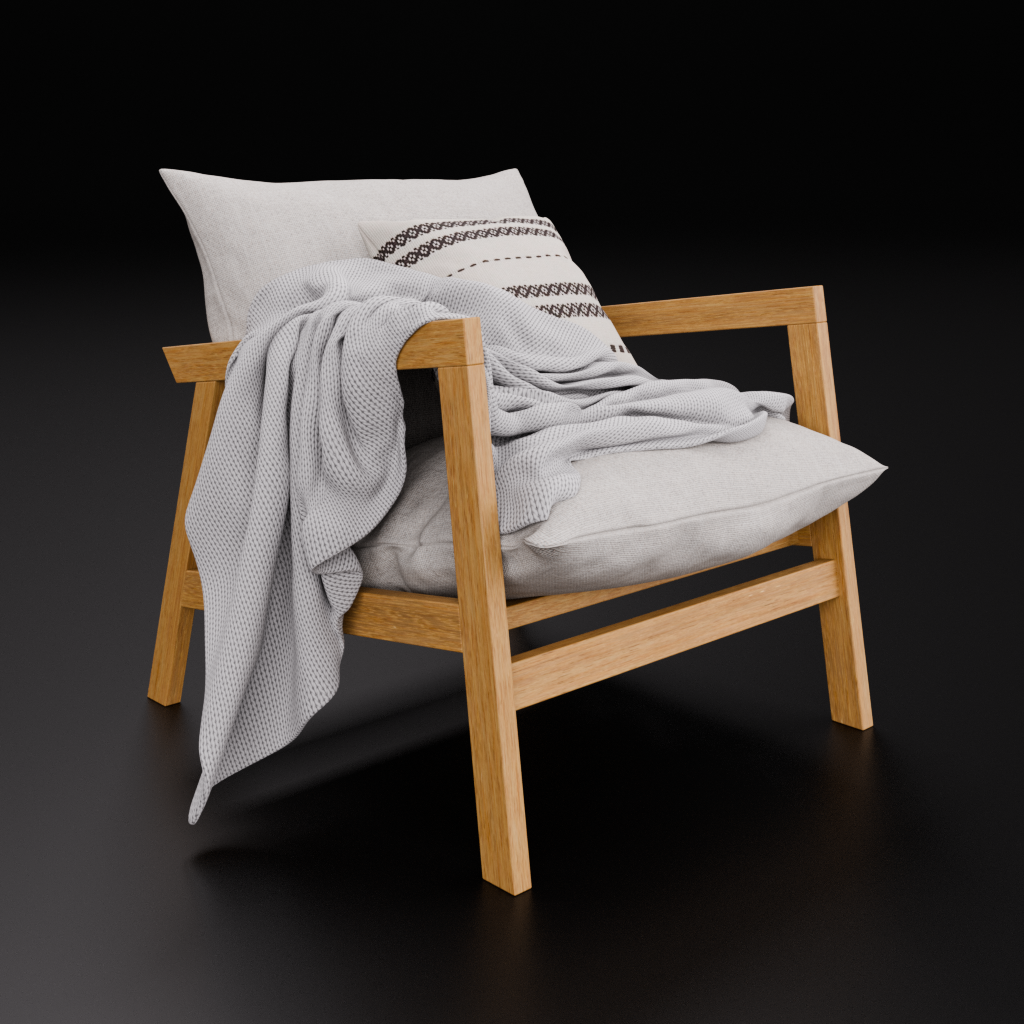 Armchair Carryhome | Armchairs Models | BlenderKit