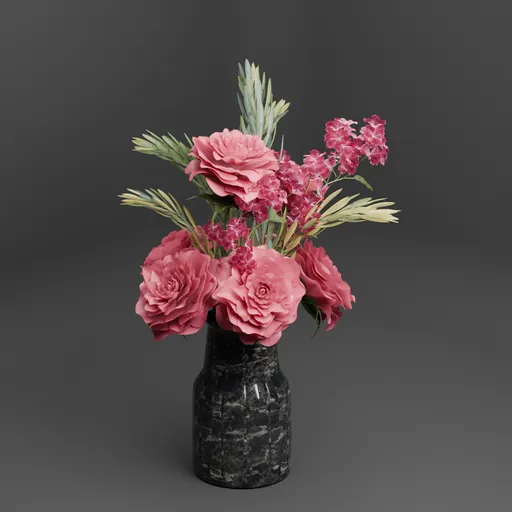 Pink Rose Floral