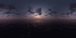 Sunset Sky over the Ocean