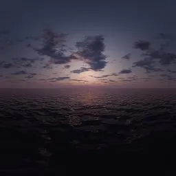 Sunset Sky over the Ocean