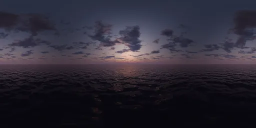 Sunset Sky over the Ocean