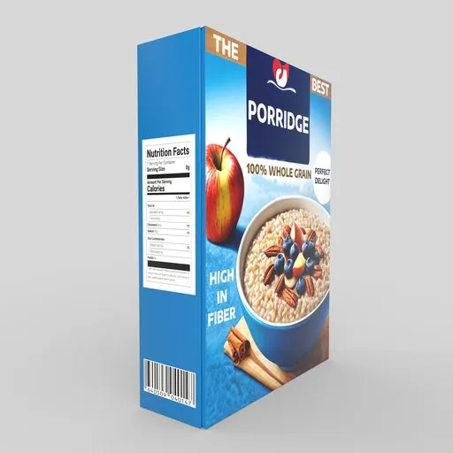 Porridge Cereal Box