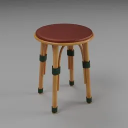 Vintage Wooden Stool
