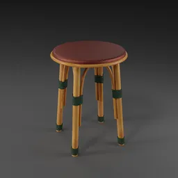 Vintage Wooden Stool