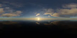 Golden Sunset Sky Clouds