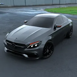 Mercedes Benz C63(Rigged)