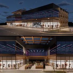 Modern Shopping Mall