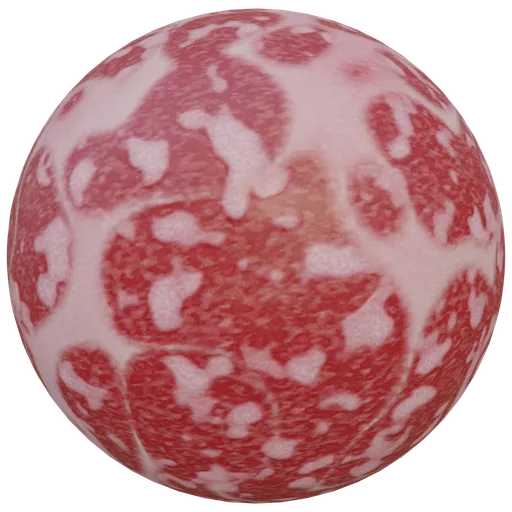 Realistic raw wagyu beef texture with even marbling, perfect for PBR material use in Blender 3D rendering and simulations.