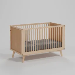 Wooden Baby Crib
