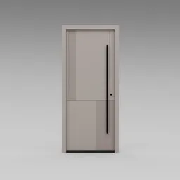 Taupe Modern Door