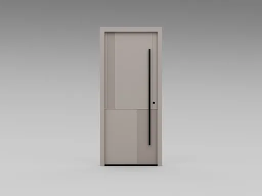 Taupe Modern Door