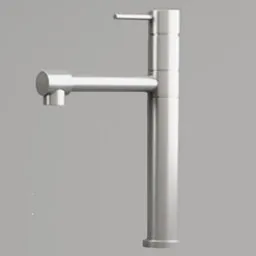 High-quality 3D Blanco faucet model, detailed for Blender rendering, ideal for kitchen/bathroom visualization.