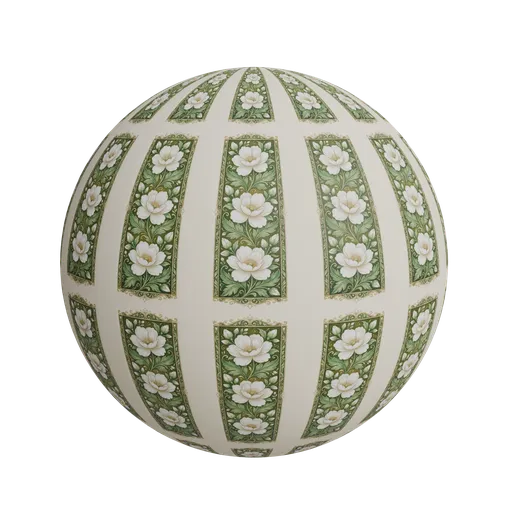 Decorative border wallpaper