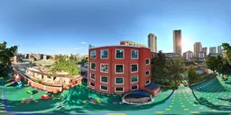 Highsky old building bluesky 18k