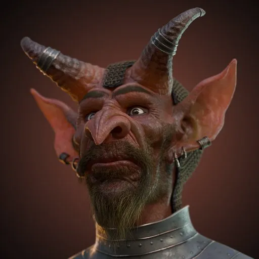 Horned Red Goblin