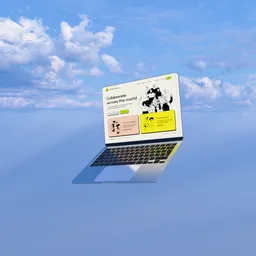 Laptop Mockup Animation - Scene Six