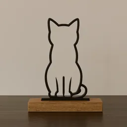 Cat Silhouette Decor