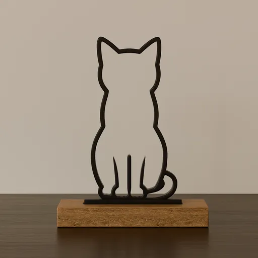 Cat Silhouette Decor