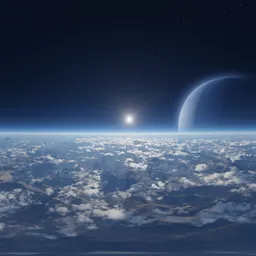 Above the Planet Atmosphere
