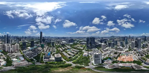 Highsky building city clouds