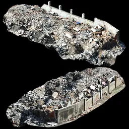 Scan Old architectural ruins