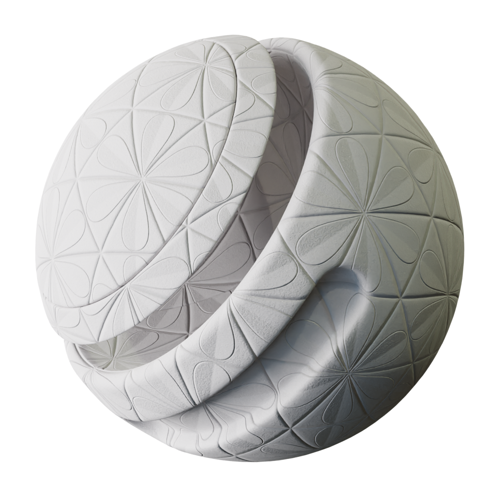 BlenderKit: Download the FREE White ceramic tiles material