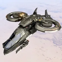 Scifi Stealth Fighter