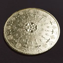 Coin Gold Ornamental